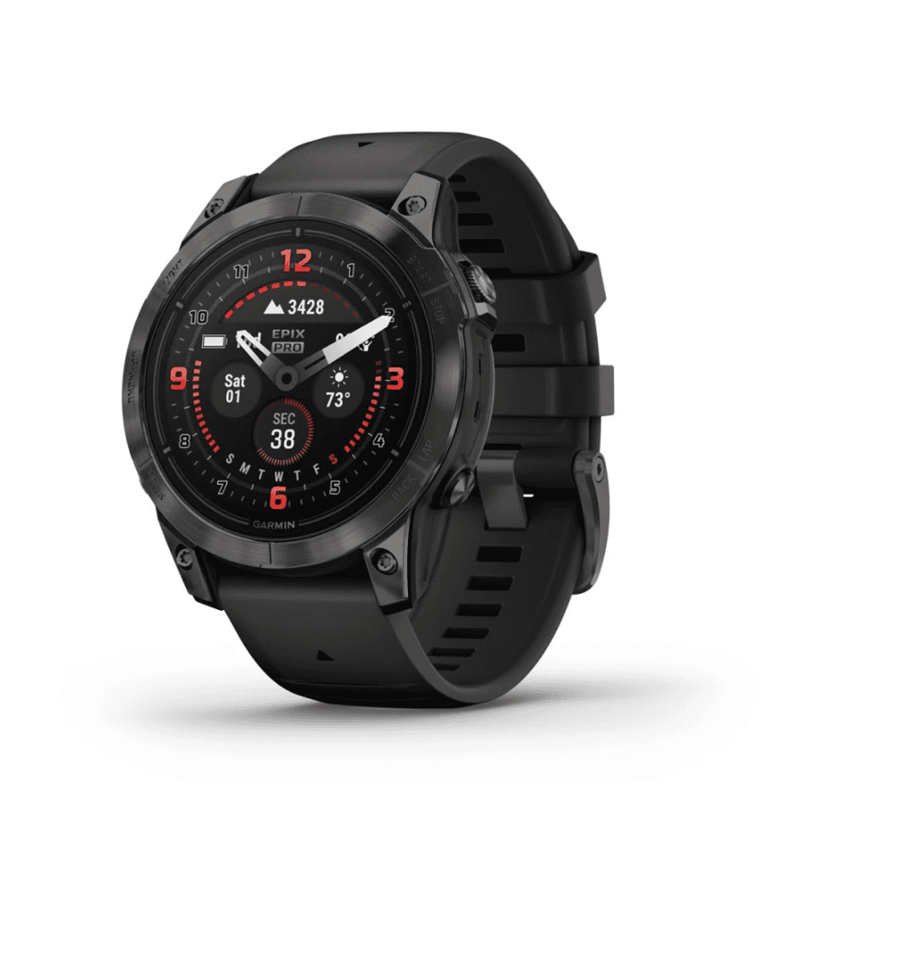 Epix Pro (Gen 2) – Sapphire Edition Carbon Gray DLC Titanium with Black Band 47mm