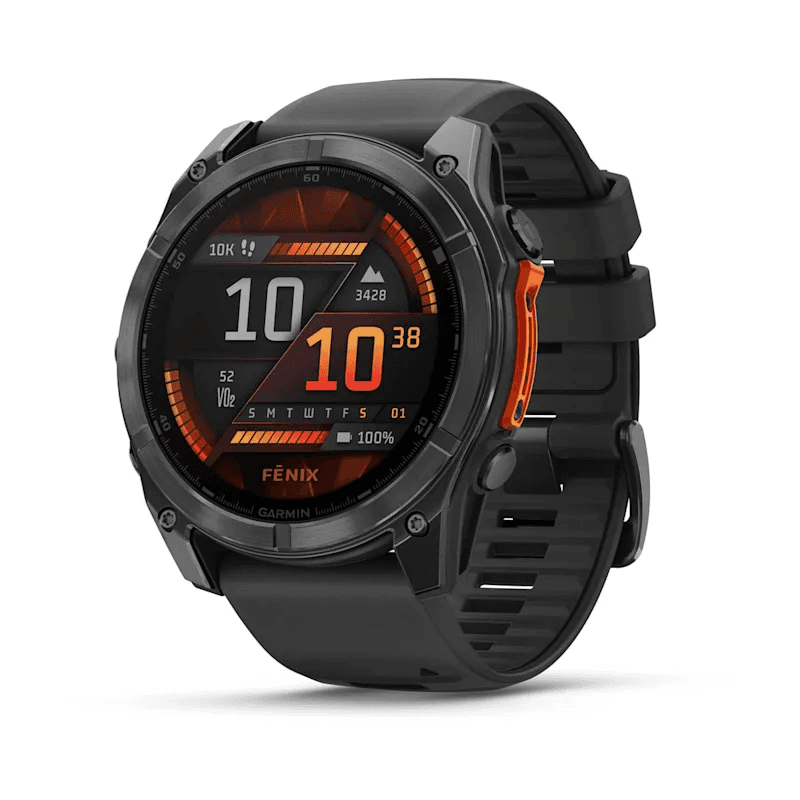 Fenix 8 – AMOLED Slate Gray With A Black Silicone Band 51 mm