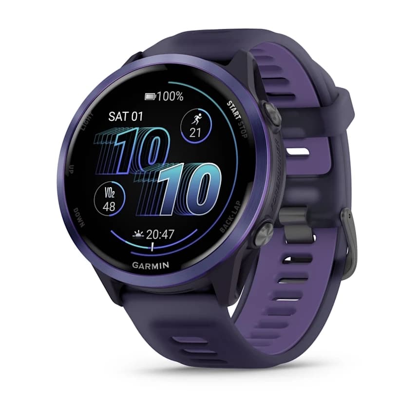 Forerunner 570 - 47mm Indigo Aluminium with Translucent Imperial Purple/Indigo Band