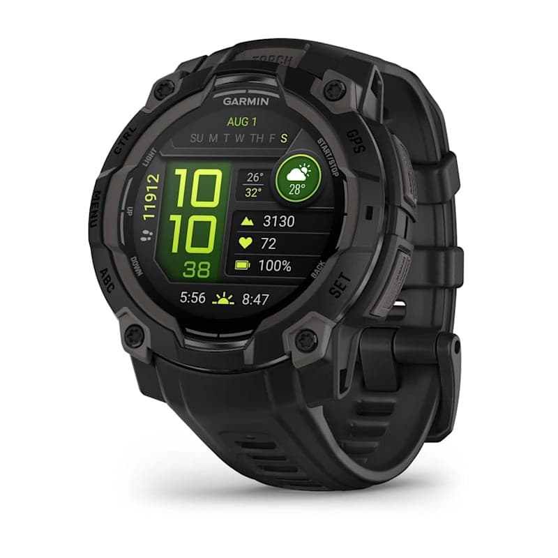 Instinct 3 – 45 mm, AMOLED Black with black band