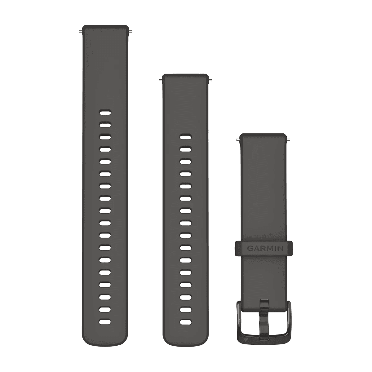 Quick Release Bands (18 mm) Pebble Grey, slate hardware
