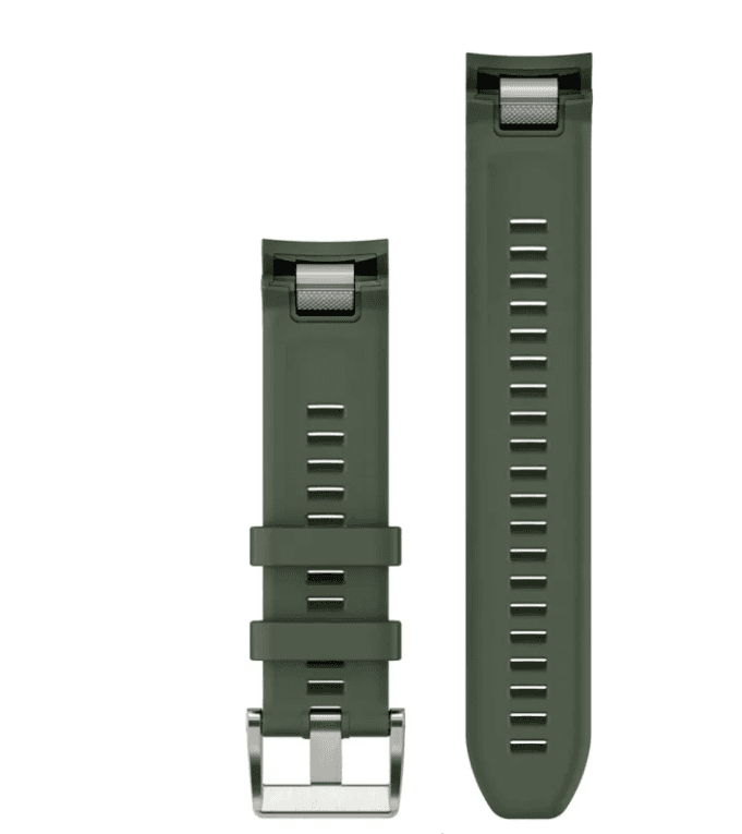QuickFit 22 Watch Bands Pine Green Silicone Strap — фото 2