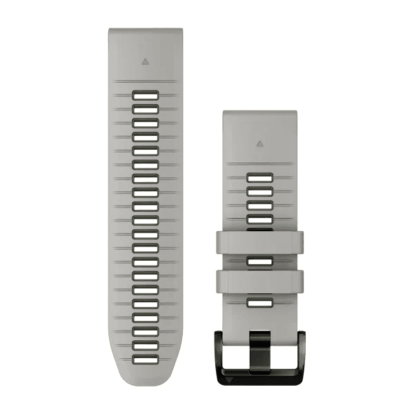 QuickFit 26 Watch Bands Fog Grey/Moss Silicone