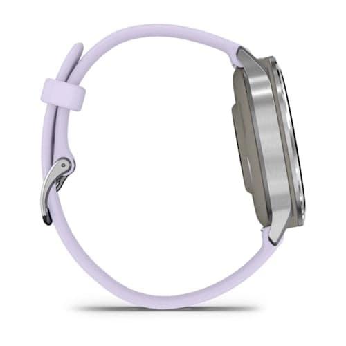 Venu 4 - 41 mm Silver with Periwinkle Silicone Band — фото 4