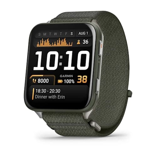 Venu X1 Moss with Titanium Caseback and Moss ComfortFit Nylon Band