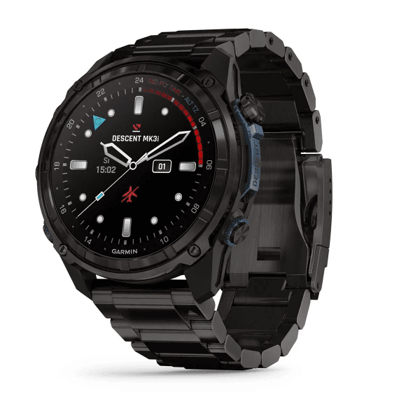 Descent Mk3i – 51 mm Carbon Gray DLC Titanium with DLC Titanium Band