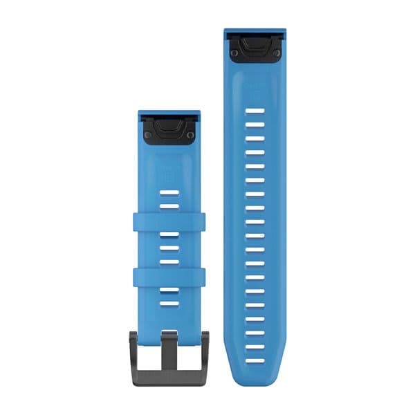 QuickFit band 22 mm Cyan Blue Silicone — фото 2