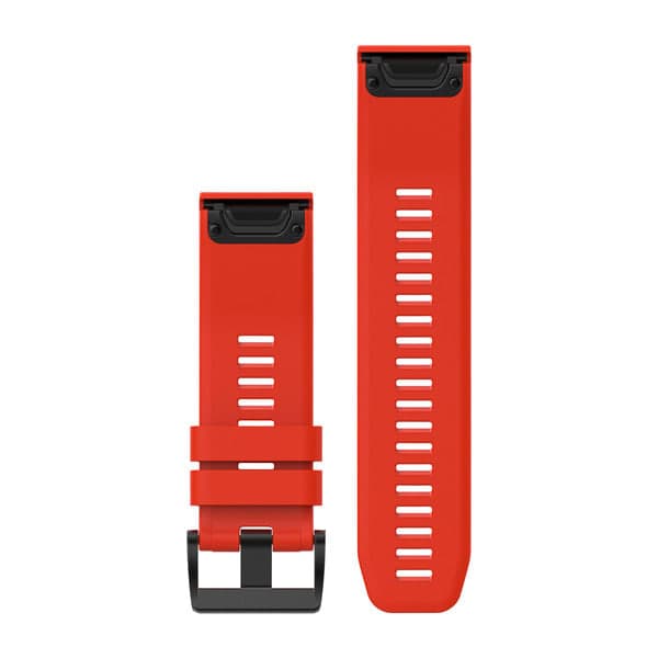 QuickFit band 26 mm Flame red silicone — фото 2