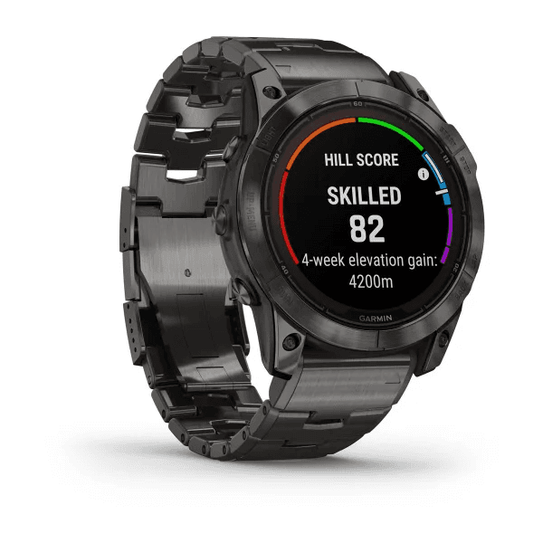 Fenix 7X Pro - Sapphire Solar Edition Carbon Gray DLC Titanium with Vented Titanium Bracelet — фото 3