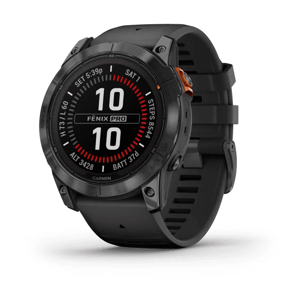 Fenix 7X Pro – Solar Edition Slate Gray with Black Band