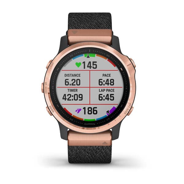Fenix 6S Sapphire Black Rose Gold with Nylon Band — фото 6