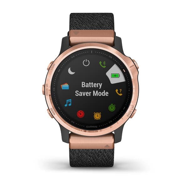 Fenix 6S Sapphire Black Rose Gold with Nylon Band — фото 7
