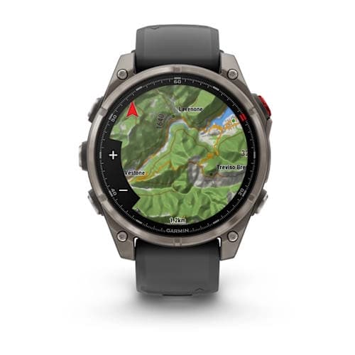 Fenix 8 Pro – 47 mm, AMOLED Sapphire, Titanium with Graphite/black silicone band — фото 5