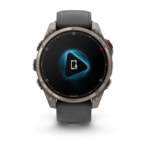 Fenix 8 Pro – 47 mm, AMOLED Sapphire, Titanium with Graphite/black silicone band — фото 6