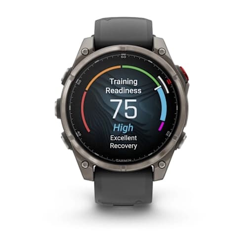 Fenix 8 Pro – 47 mm, AMOLED Sapphire, Titanium with Graphite/black silicone band — фото 7