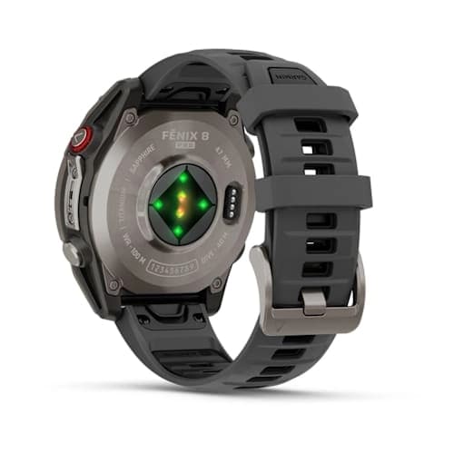 Fenix 8 Pro – 47 mm, AMOLED Sapphire, Titanium with Graphite/black silicone band — фото 10