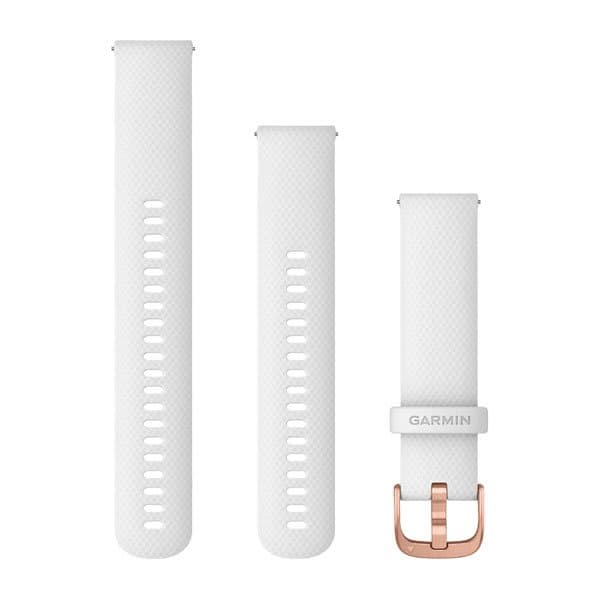 Quick Release Band 20mm White/Rose Gold