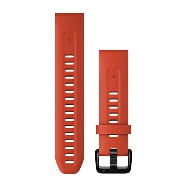 QuickFit 20 Watch Bands Flame Red Silicone