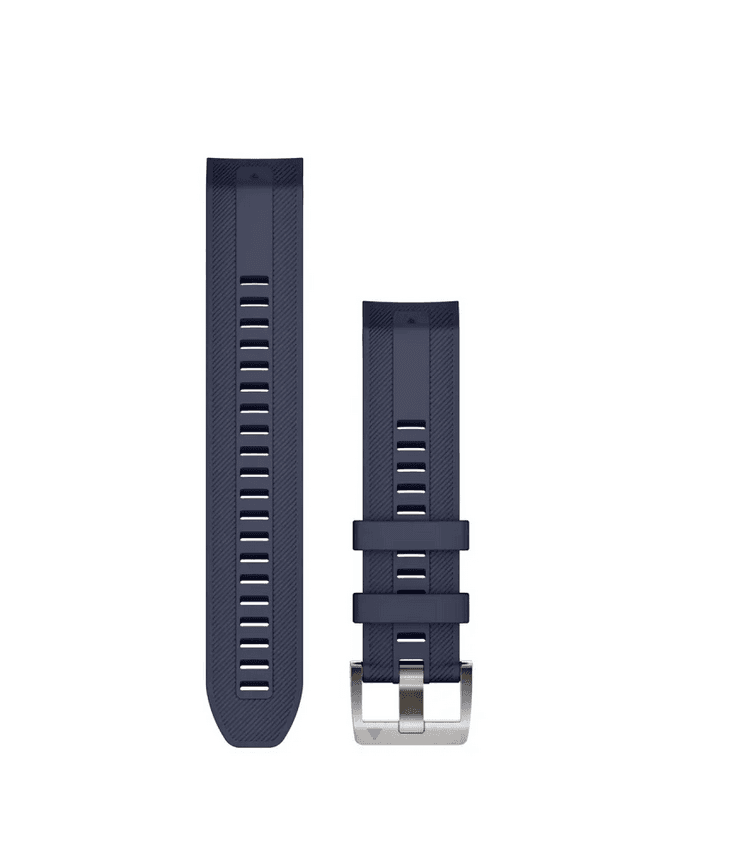 QuickFit 22 Watch Straps (MARQ) Navy silicone strap
