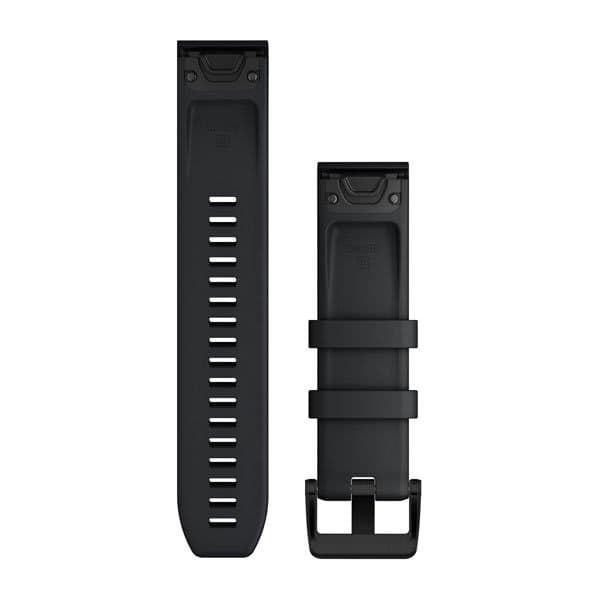 QuickFit 22mm Band Black with Black Stainless Steel Hardware