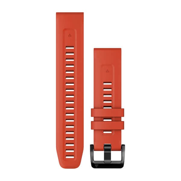 QuickFit 22 Watch Bands Flame Red Silicone