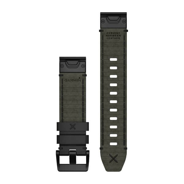 QuickFit 22 Watch Straps Genuine Horween Leather Strap – Black — фото 2