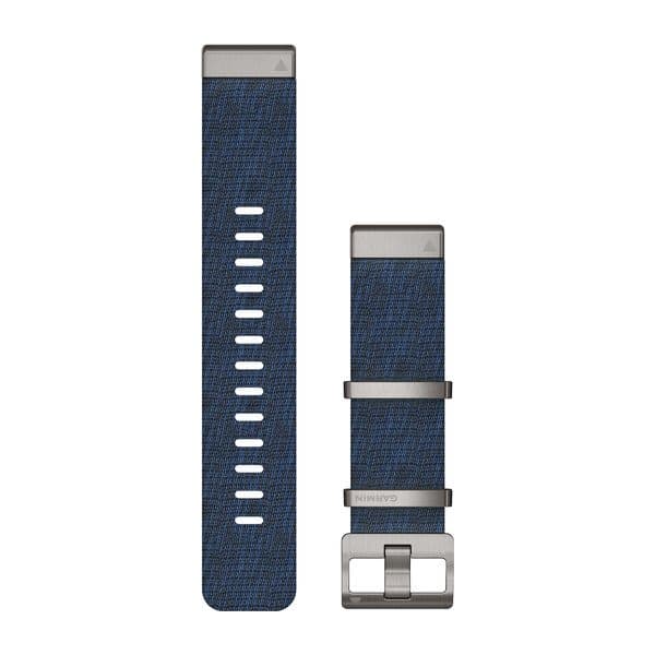 QuickFit 22 Watch Straps Jacquard-weave Nylon Strap – Indigo