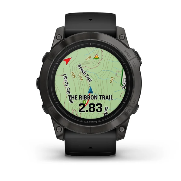 Epix Pro (Gen 2) – Sapphire Edition Carbon Gray DLC Titanium with Black Band 51mm — фото 7
