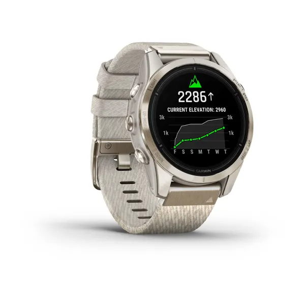 Epix Pro (Gen 2) – Sapphire Edition Soft Gold with Cream Heathered Nylon Band — фото 3