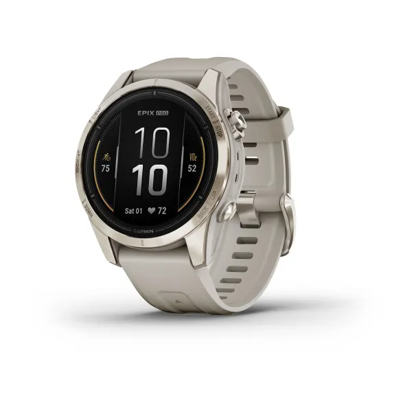 Epix Pro (Gen 2) – Sapphire Edition Soft Gold with Light Sand Band 42mm