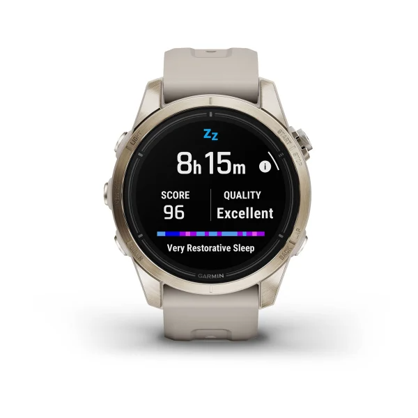 Epix Pro (Gen 2) – Sapphire Edition Soft Gold with Light Sand Band 42mm — фото 8