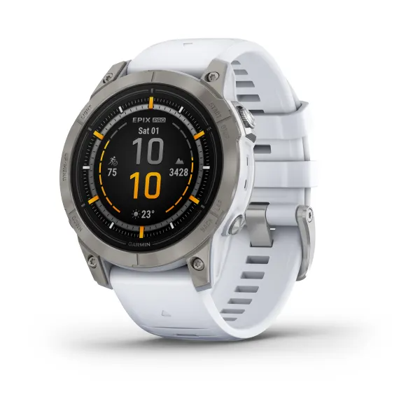 Epix Pro (Gen 2) – Sapphire Edition Titanium with Whitestone Band 47mm