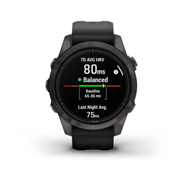 Epix Pro (Gen 2) – Sapphire Edition Carbon Gray DLC Titanium with Black Band 42mm — фото 6