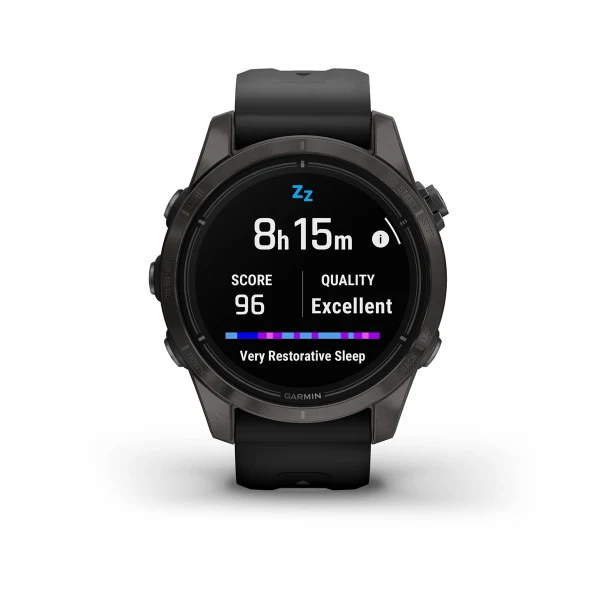 Epix Pro (Gen 2) – Sapphire Edition Carbon Gray DLC Titanium with Black Band 42mm — фото 8