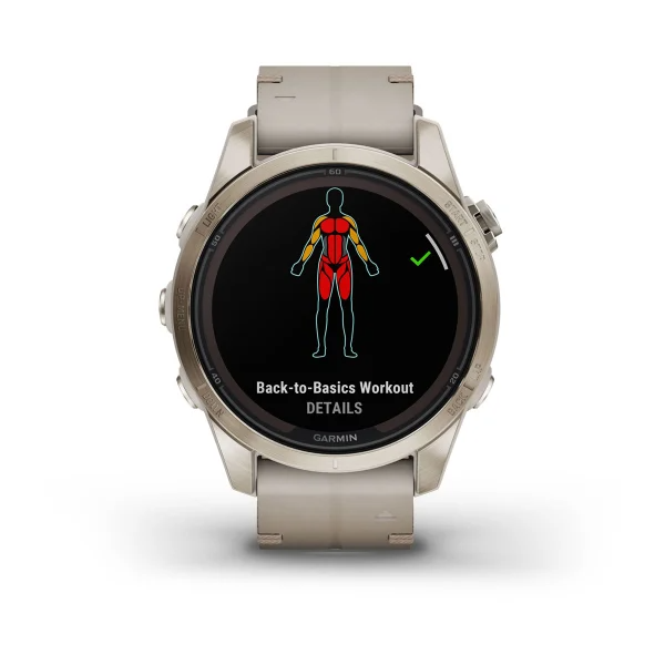 Fenix 7S Pro – Sapphire Solar Edition Soft Gold with Limestone Leather Band — фото 10