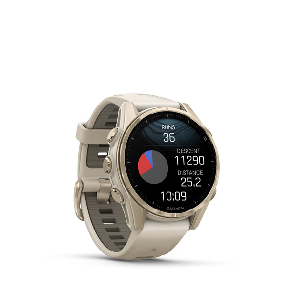 Fenix 8 – AMOLED Sapphire Soft Gold With Fog Gray/Dark 43 mm — фото 4