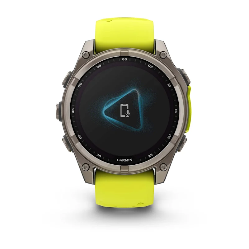 Fenix 8 – Solar Sapphire Titanium With An Amp Yellow/Graphite Silicone Band 47 mm — фото 6