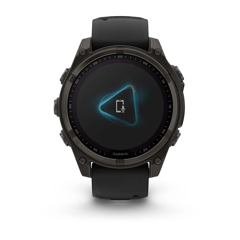 Fenix 8 – Solar Sapphire Carbon Gray DLC Titanium With Black/Pebble Gray Silicone 47 mm — фото 6