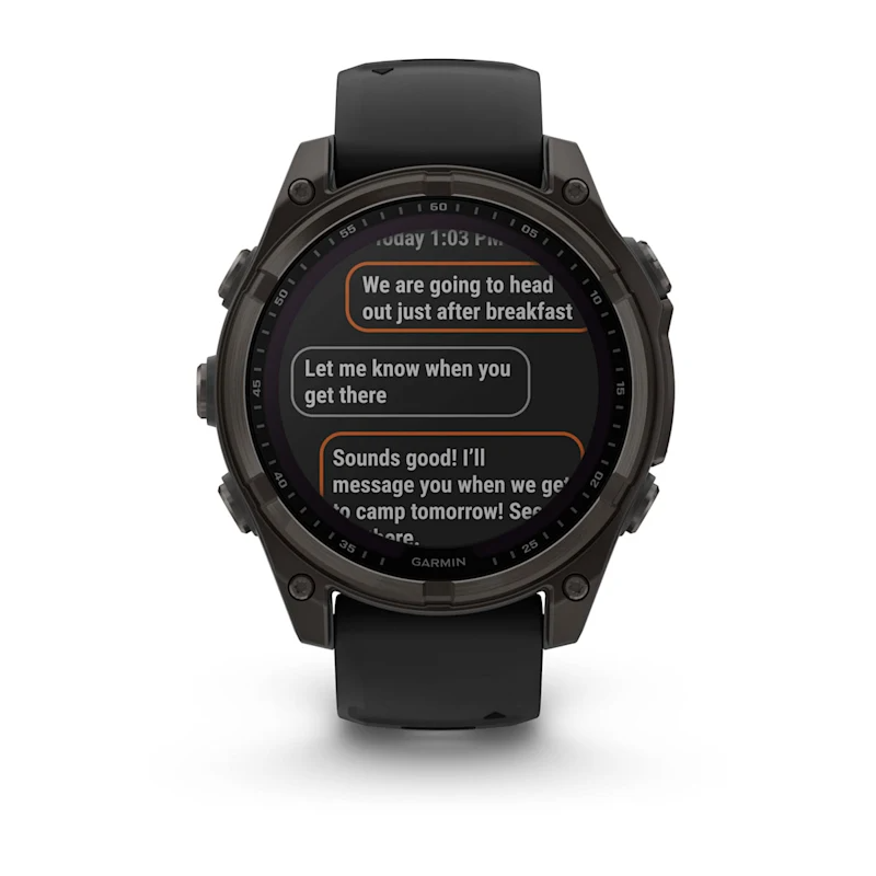 Fenix 8 – Solar Sapphire Carbon Gray DLC Titanium With Black/Pebble Gray Silicone 47 mm — фото 10