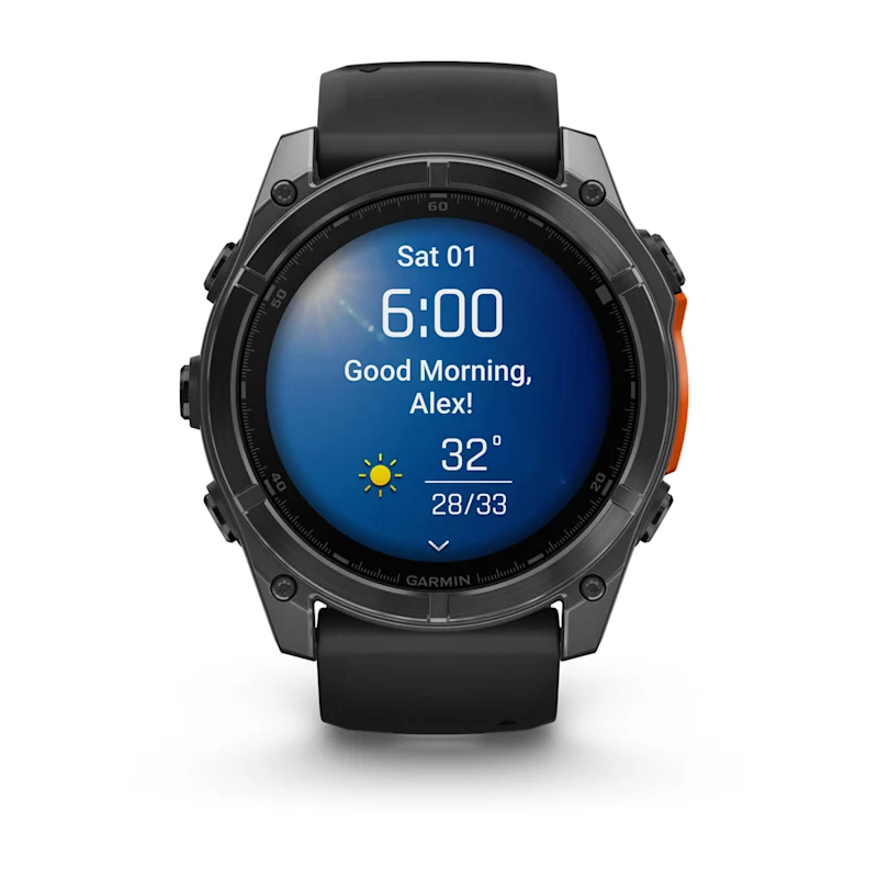 Fenix 8 – AMOLED Slate Gray With A Black Silicone Band 51 mm — фото 2