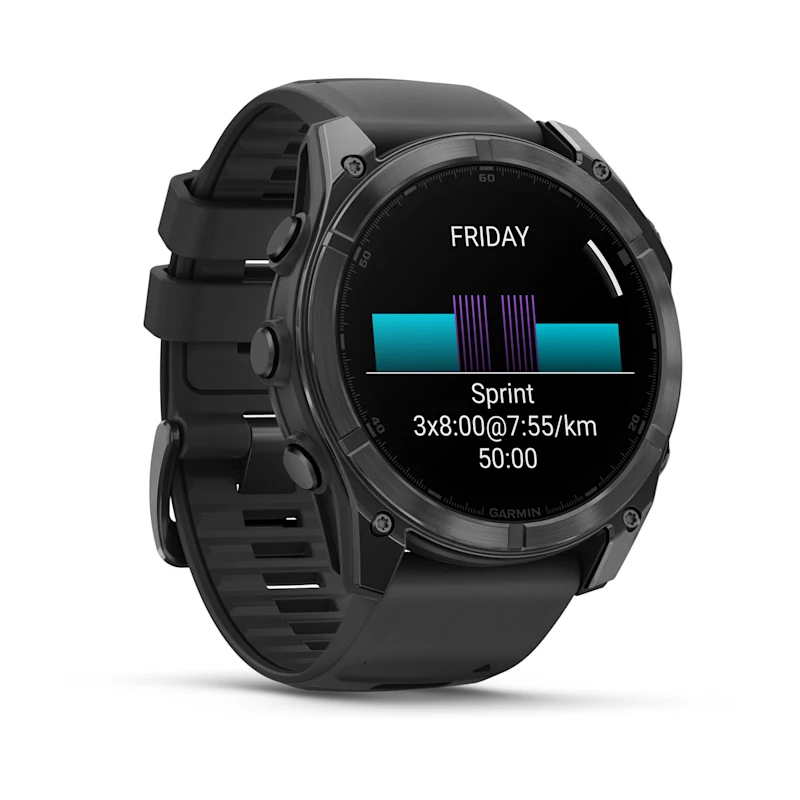 Fenix 8 – AMOLED Slate Gray With A Black Silicone Band 51 mm — фото 3