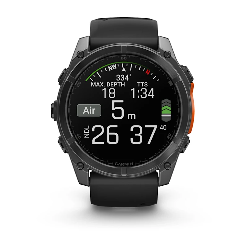 Fenix 8 – AMOLED Slate Gray With A Black Silicone Band 51 mm — фото 8