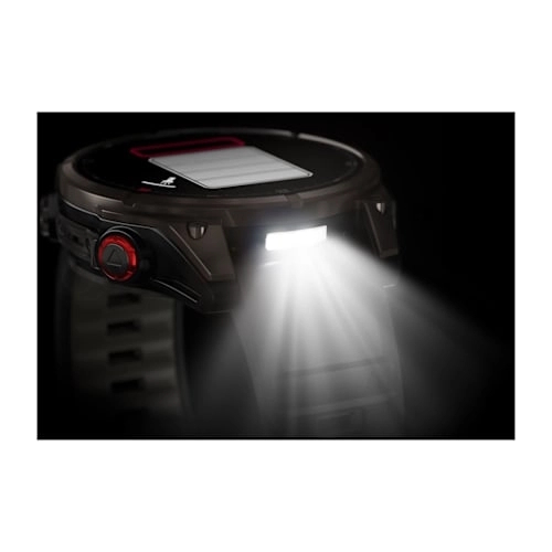 Fenix 8 Pro – 47 mm, AMOLED Sapphire, Carbon grey DLC titanium with Black/pebble grey silicone band — фото 9