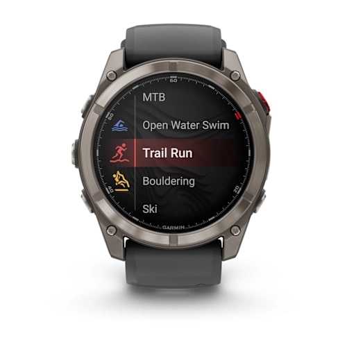 Fenix 8 Pro – 51 mm, AMOLED, Sapphire, Titanium with Graphite/Black Silicone Band — фото 3