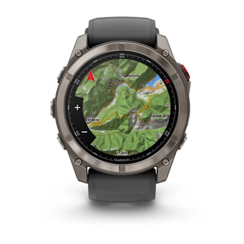 Fenix 8 Pro – 51 mm, AMOLED, Sapphire, Titanium with Graphite/Black Silicone Band — фото 5