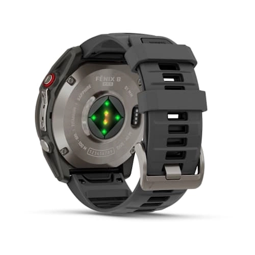 Fenix 8 Pro – 51 mm, AMOLED, Sapphire, Titanium with Graphite/Black Silicone Band — фото 8