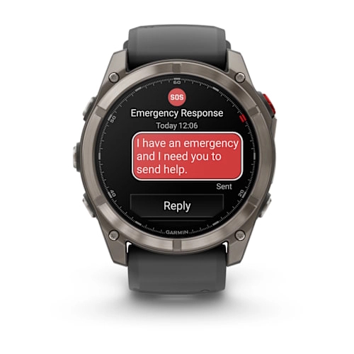 Fenix 8 Pro – 51 mm, AMOLED, Sapphire, Titanium with Graphite/Black Silicone Band — фото 9