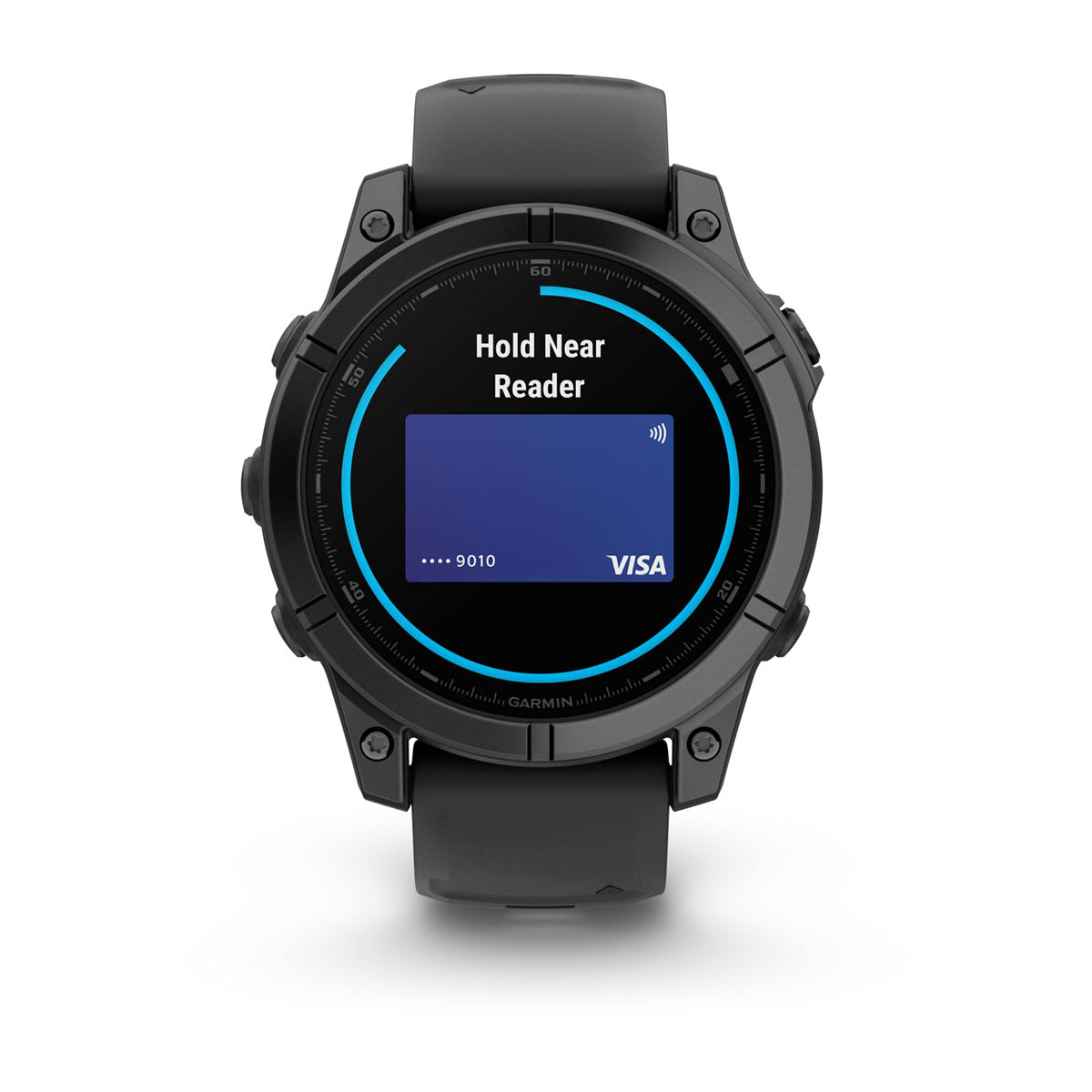 Fenix E – 47 mm, AMOLED Slate Gray Steel with Black Silicone Band — фото 9