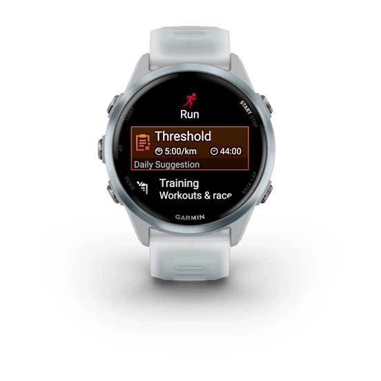 Forerunner 570 - 42mm Cloud Blue Aluminium with Translucent Whitestone/Cloud Blue Band — фото 8