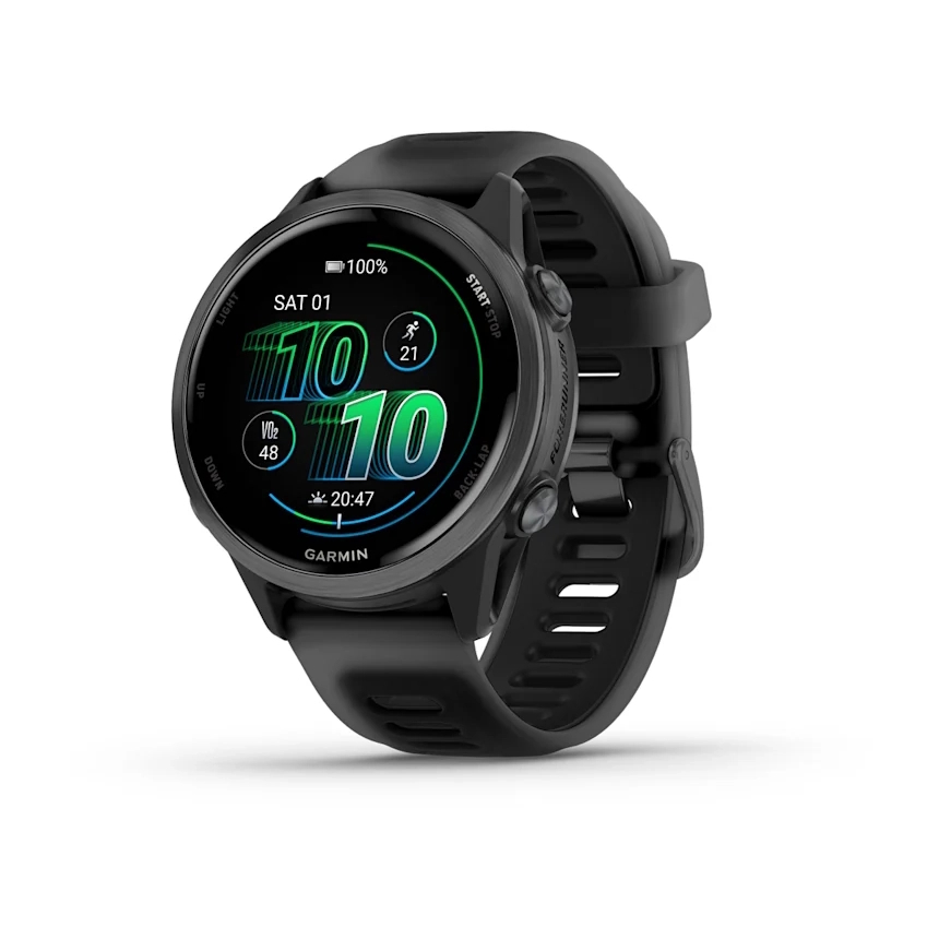 Forerunner 570 - 42mm Slate Grey Aluminium with Translucent Black/Black Band